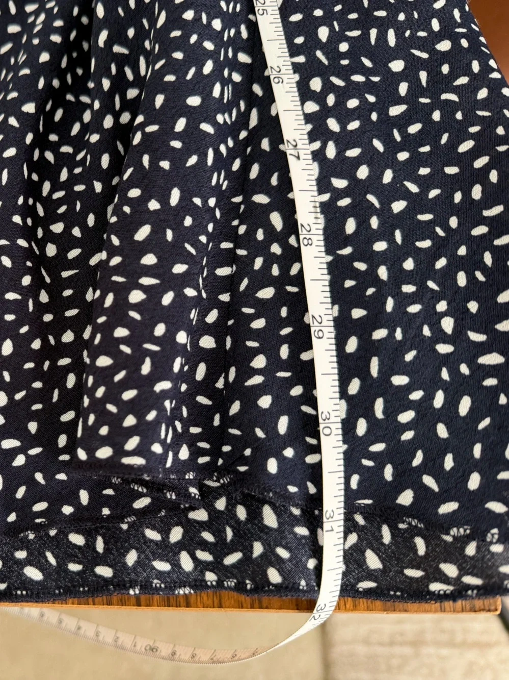 NWT Karen Kane Sea Side Skirt Navy and White Size XS
